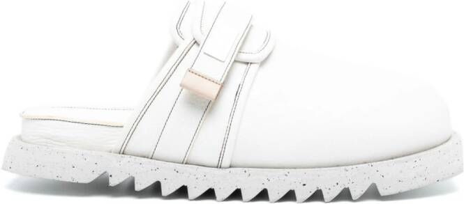 Suicoke x Marsell Zavo leather mules White