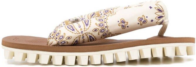 Suicoke GTA thong-strap sandals Brown