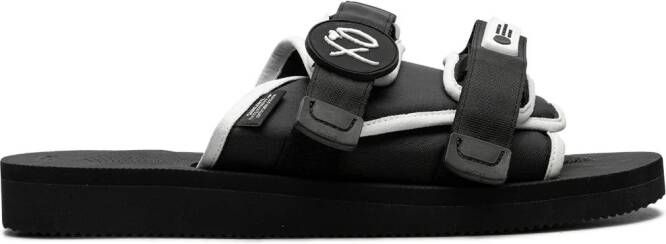 Suicoke XO Moto "The Weeknd Black" slides
