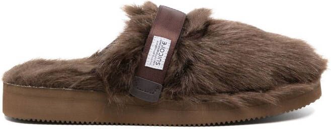 Suicoke Zavo slippers Brown