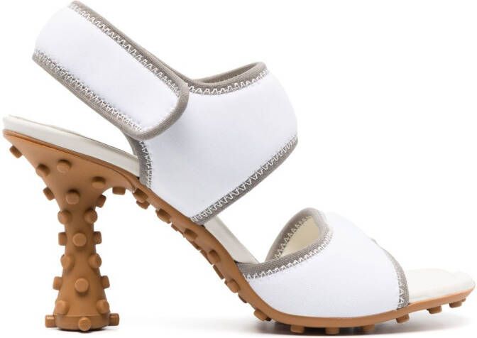 Sunnei 1000Chiodi high-heel sandals White