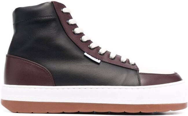 Sunnei chunky-sole high top sneakers Black