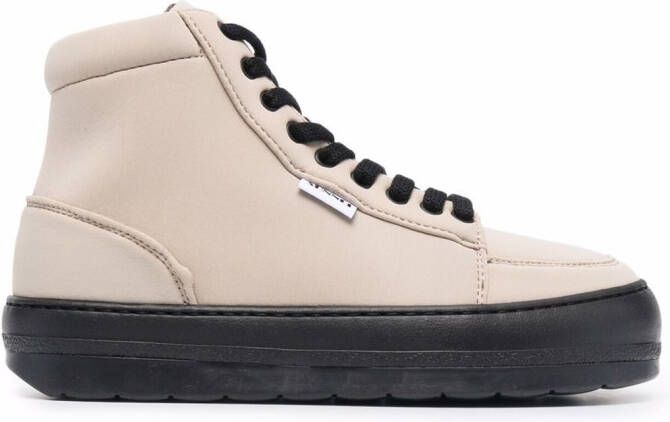 Sunnei chunky-sole high top sneakers Neutrals