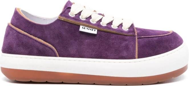 Sunnei Dreamy suede sneakers Purple