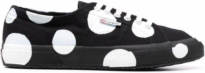 Superga spot-print low-top sneakers White