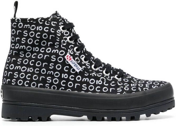 Superga x 10 Corso Como canvas sneakers Black