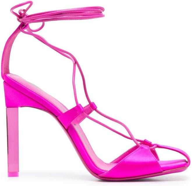 The Attico Adele 105mm sandals Pink