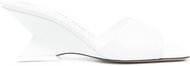 The Attico 60mm Cheope sandals White