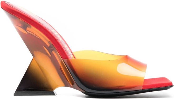 The Attico 105mm Cheope sandals Red