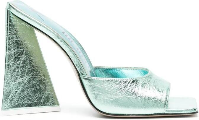 The Attico 115mm Devon sandals Green