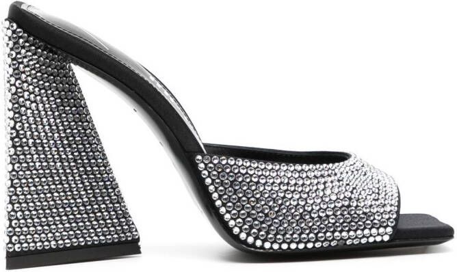 The Attico 115mm Devon sandals Black