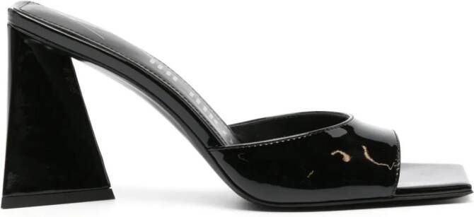 The Attico 85mm Devon sandals Black