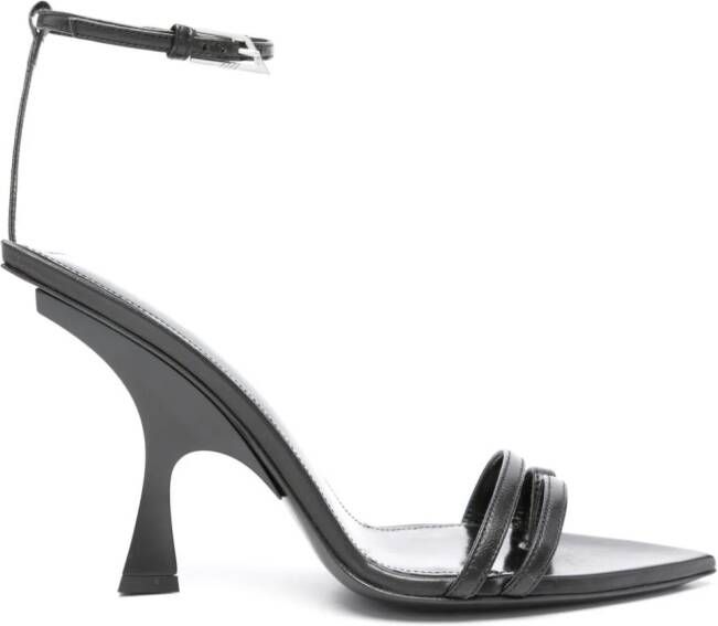 The Attico 95mm Ester sandals Black