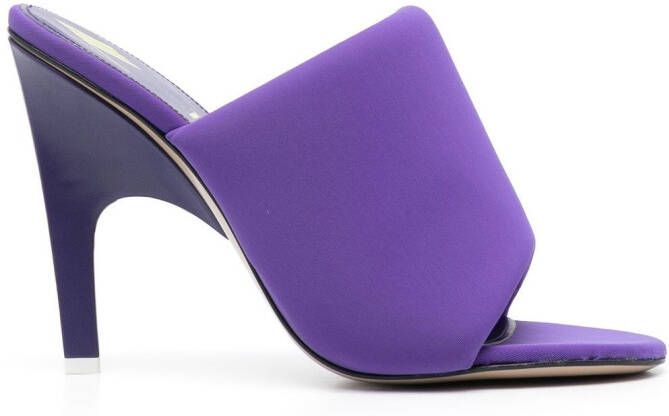 The Attico 125mm Rem sandals Purple