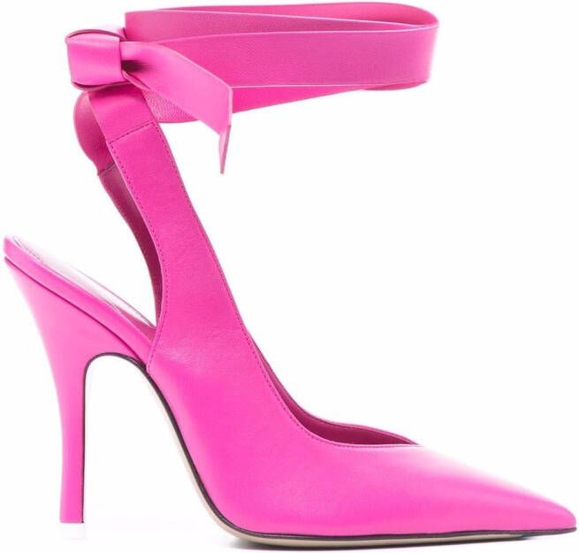The Attico Venus slingback pumps Pink