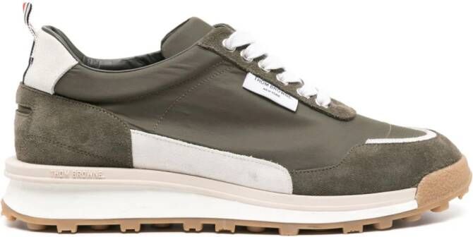 Thom Browne Alumni suede sneakers Green
