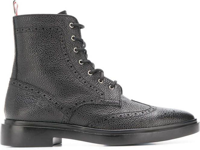 Thom Browne brogue-detailed boots Black