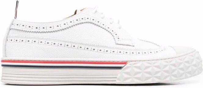 Thom Browne Collegiate longwing low-top sneakers White