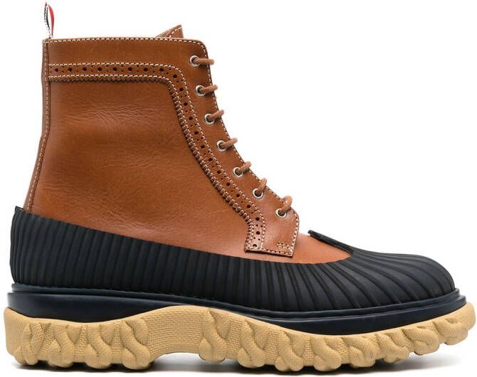 Thom Browne Duck longwing combat boots