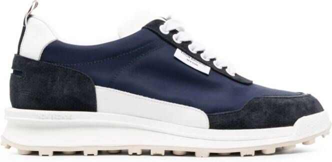 Thom Browne lace-up 40mm suede sneakers Blue