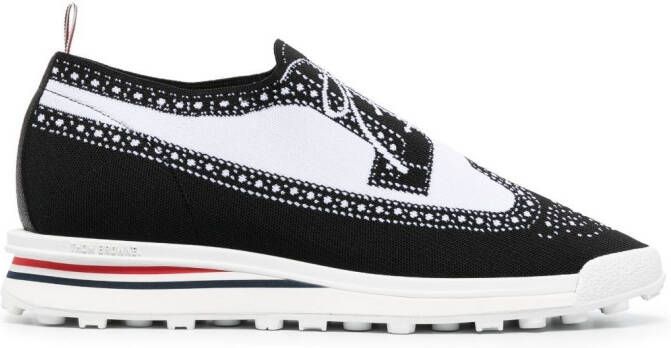 Thom Browne Longwing trompe l'œil sneakers Black