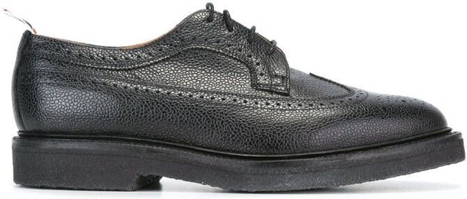 Thom Browne Longwing leather brogues Black