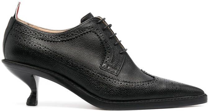 Thom Browne longwing brogues with sculpted heel Black