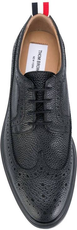 Thom Browne Longwing leather brogues Black
