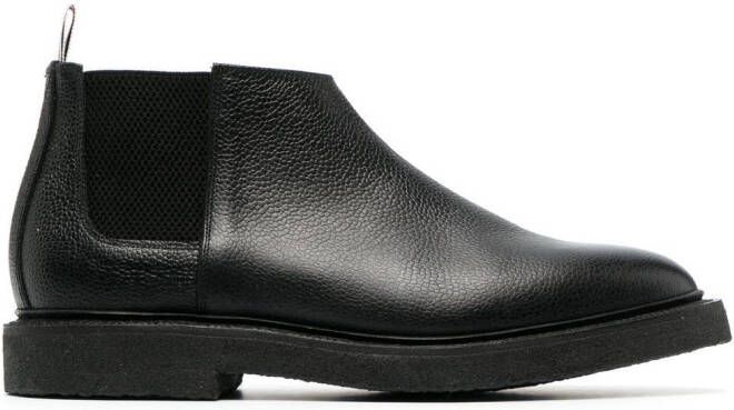 Thom Browne mid-top chelsea ankle boots Black