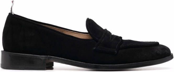 Thom Browne Varsity penny-strap loafers Black