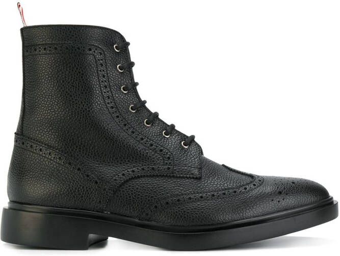 Thom Browne Wingtip Brogue boots Black
