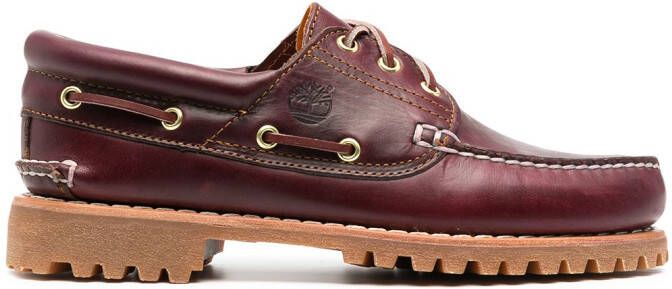 Timberland 3-Eye Classic lug shoes Red