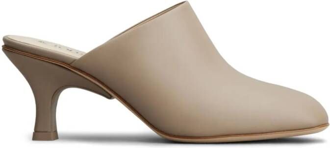 Tod's 65mm leather mules Neutrals