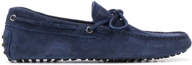 Tod's bow detail loafers Blue