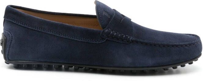 Tod's City Gommino driving shoes Blue