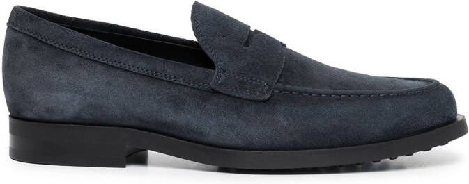 Tod's classic loafers Blue