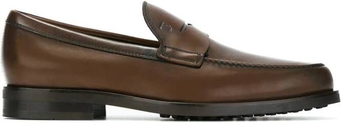 Tod's classic penny loafers Brown