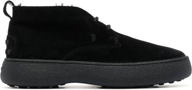 Tod's Desert suede boots Black