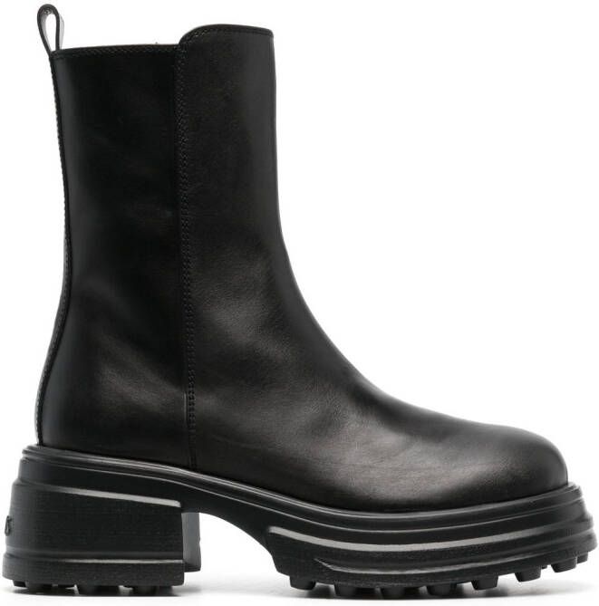 Tod's Gomma 84k leather boots Black