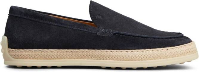 Tod's Gomma leather loafers Blue