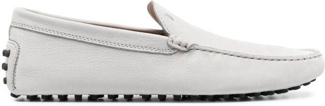 Tod's Gommino almond-toe loafers Grey