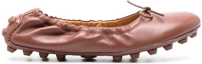 Tod's Gommino ballerina shoes Brown