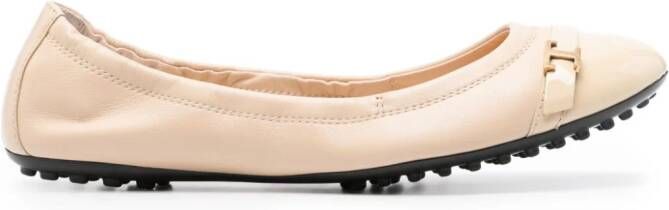 Tod's Gommino ballet pumps Neutrals