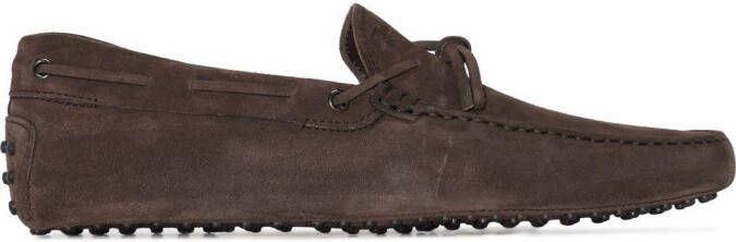 Tod's Gommino leather loafers Brown