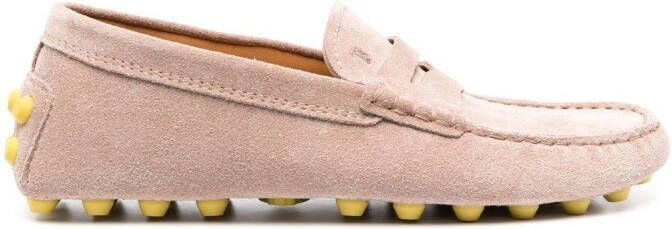 Tod's Gommino suede driving shoes Neutrals