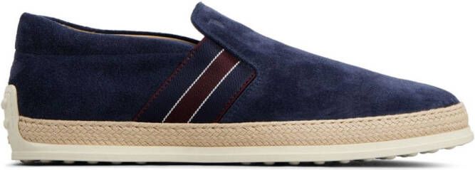 Tod's Gommino suede loafers Blue