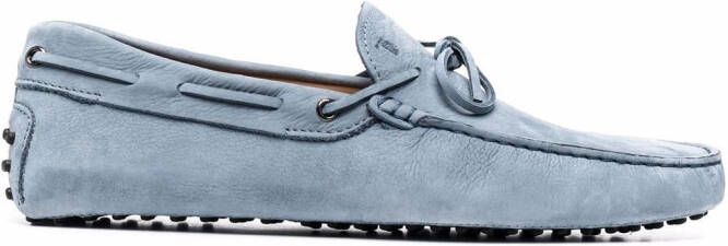 Tod's Gommino suede loafers Blue