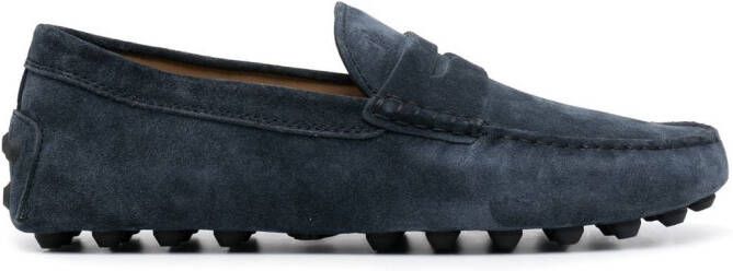 Tod's Gommino suede loafers Blue