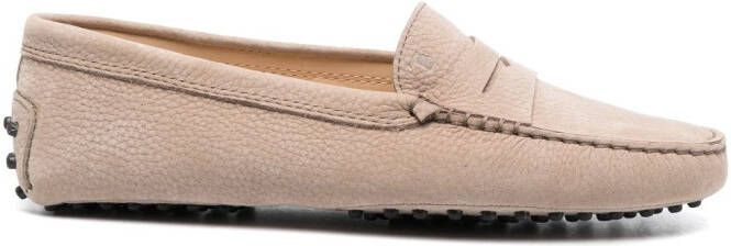 Tod's Gommino suede loafers Neutrals