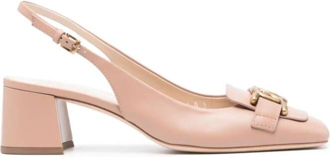 Tod's Kate 50mm slingback pumps Neutrals